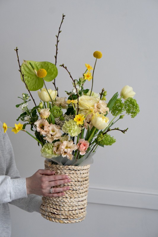 Цветочная композиция "Солнечный эфир" Дон Пион Калуга