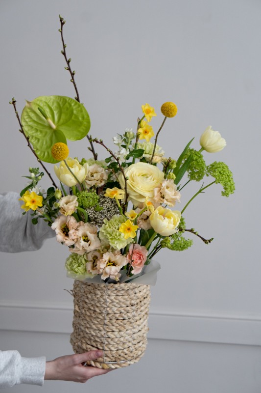 Цветочная композиция "Солнечный эфир" Дон Пион Калуга