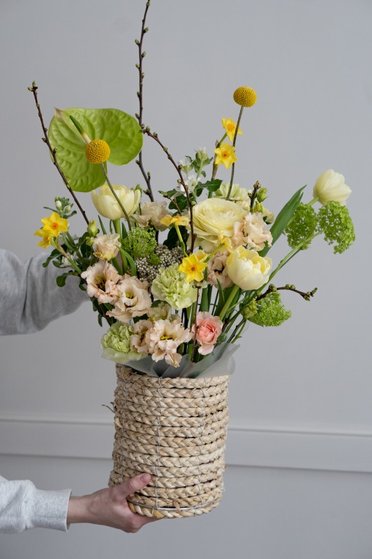 Цветочная композиция "Солнечный эфир" Дон Пион Калуга