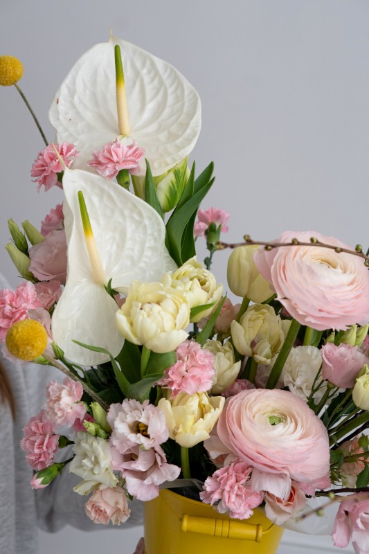 Цветочная композиция "Мгновение весны" Дон Пион Калуга